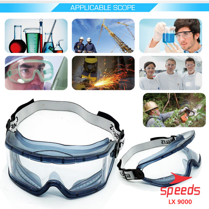 SPEEDS Kacamata Anti Virus / Kacamata Safety Glass / Kacamata APD LX 017-9000