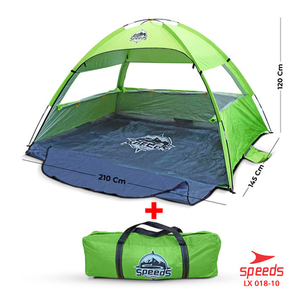 SPEEDS Tenda Camping Gunung Mendaki terbuka otomatis untuk 3-4 Orang Tenda Piknik 018-10