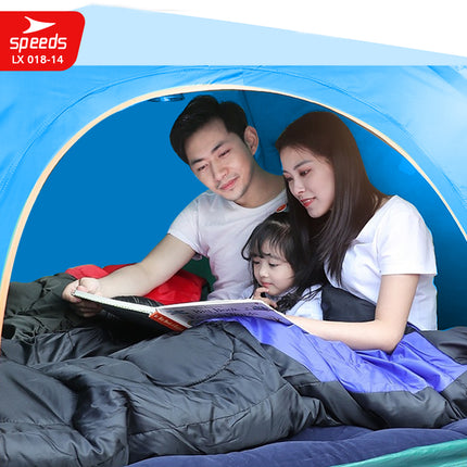 SPEEDS Tenda Camping Gunung Mendaki Army Dome 4-5 Orang Dengan Alas Tenda Anti Air 018-14