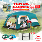 SPEEDS Tenda Camping Muat 6-8 Orang  Dobel Layer Tent Tenda Kemah Camping Kemping Dilengkapi Kanopi 018-18
