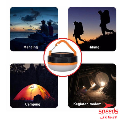 SPEEDS Lampu LED Lampu Emergency Bohlam Multifungsi Lampu Gantung 018-39