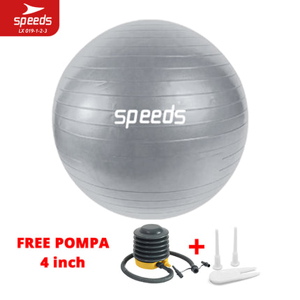 SPEEDS Gym Ball fitness 75 cm / Gym Ball / Yoga Ball Exercise Equipment (Free Pump) Gymball 019-3