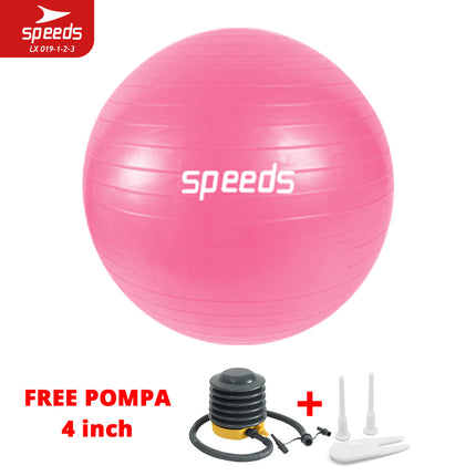 SPEEDS Gym Ball fitness 75 cm / Gym Ball / Yoga Ball Exercise Equipment (Free Pump) Gymball 019-3