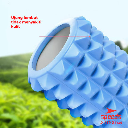 SPEEDS Yoga Foam Roller Massage EVA Roller Muscle Olahraga Fitness Yoga Gym Pilates 019-21