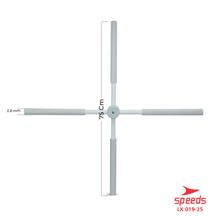 SPEEDS Tongkat Yoga untuk Latihan Yoga Pilates Yoga Stick Lipat Putar Alat Latihan Punggung 019-25