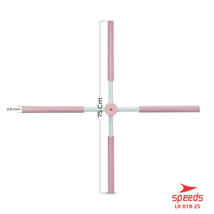 SPEEDS Tongkat Yoga untuk Latihan Yoga Pilates Yoga Stick Lipat Putar Alat Latihan Punggung 019-25