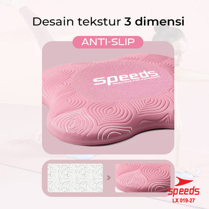 SPEEDS Yoga Pad Knee Kneepad Elbow Joint Support Alas Yoga Lutut Kaki Siku Tangan Empuk Serbaguna 019-27