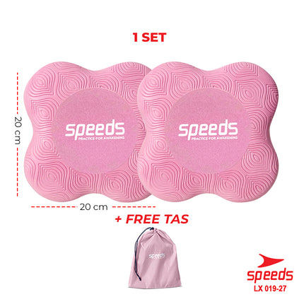 SPEEDS Yoga Pad Knee Kneepad Elbow Joint Support Alas Yoga Lutut Kaki Siku Tangan Empuk Serbaguna 019-27