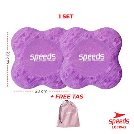 SPEEDS Yoga Pad Knee Kneepad Elbow Joint Support Alas Yoga Lutut Kaki Siku Tangan Empuk Serbaguna 019-27
