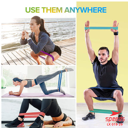 SPEEDS Yoga Ring Resistance Bands Alat Yoga Set 9in1 Perlengkapan Yoga Fitness Gym Ball LX 019-29