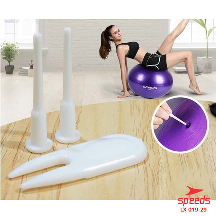 SPEEDS Yoga Ring Resistance Bands Alat Yoga Set 9in1 Perlengkapan Yoga Fitness Gym Ball LX 019-29