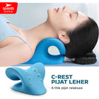 SPEEDS Bantal Pijat Leher Bentuk C-Rest Pillow Pereda Sakit Neck Relaxer Tulang Belakang Tanpa Listrik LX 019-33