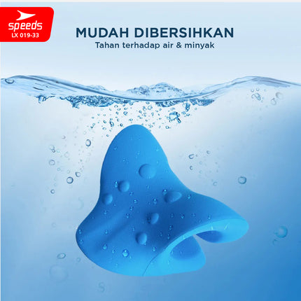 SPEEDS Bantal Pijat Leher Bentuk C-Rest Pillow Pereda Sakit Neck Relaxer Tulang Belakang Tanpa Listrik LX 019-33