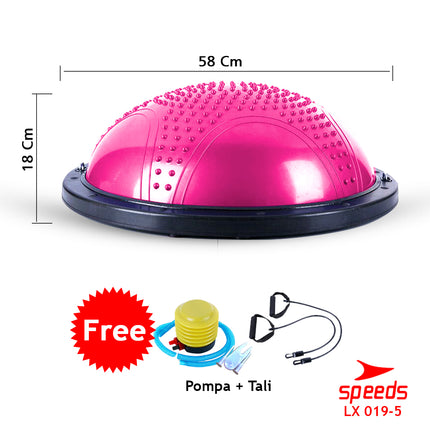 SPEEDS Balance Step Speeds ORIGINAL / Bosu Ball Pembakar Lemak Olahraga 019-5