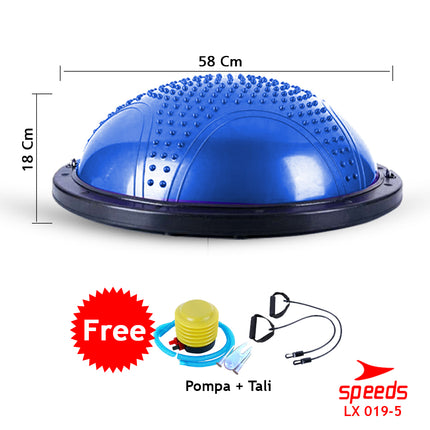 SPEEDS Balance Step Speeds ORIGINAL / Bosu Ball Pembakar Lemak Olahraga 019-5