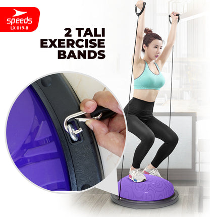 SPEEDS Balance Step / Bosu Ball Pembakar Lemak Olahraga 019-8