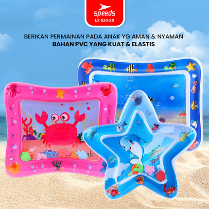SPEEDS Water Playmat Baby Water Play Matras Air Bayi Mainan Air Kolam Edukasi Water Portable 020-28