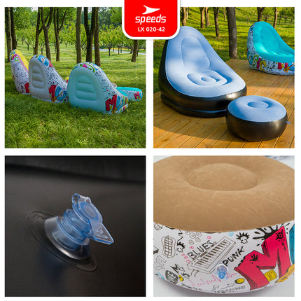 SPEEDS Sofa Angin Beanbag Squishy Jumbo Inflatable Sofa Tiup Angin Lazy Bag Outdoor Indoor 020-42
