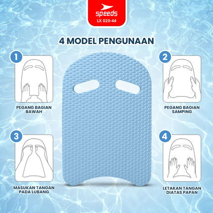 SPEEDS Pelampung Eva Swimming Board Ringan Renang Anak Olahraga Air Pemula Kick Board 020-44