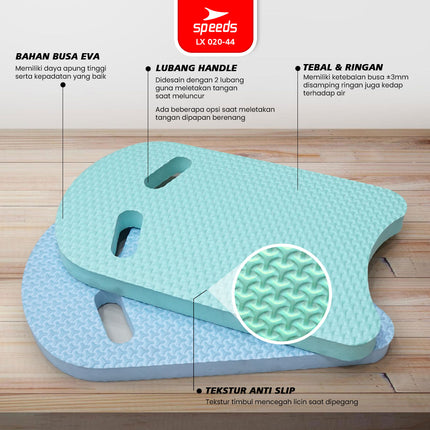 SPEEDS Pelampung Eva Swimming Board Ringan Renang Anak Olahraga Air Pemula Kick Board 020-44