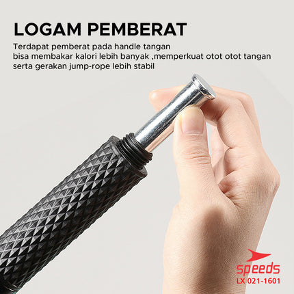 SPEEDS Skipping Lompat Tali Untuk Olahraga Loncat Jump Rope Alat Olahraga Original 021-1601