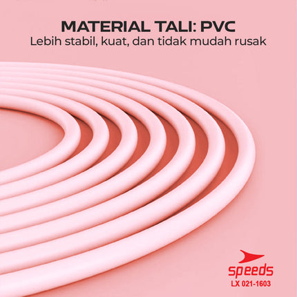 SPEEDS Skipping Skiping Lompat Tali Loncat Jump Rope Alat Olahraga beban 021-1603