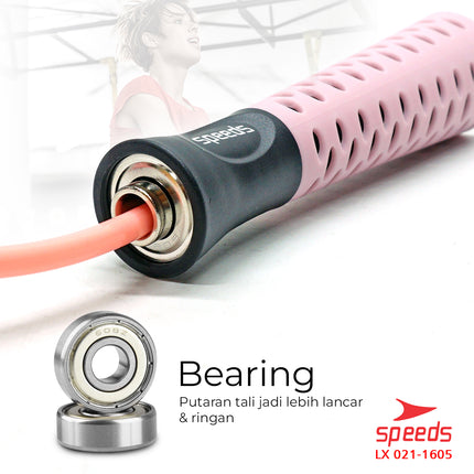 SPEEDS Skipping Lompat Tali Kansen Loncat Tali Digital Jump Rope Lompat Tali 021-1605