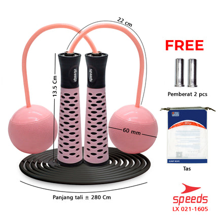 SPEEDS Skipping Lompat Tali Kansen Loncat Tali Digital Jump Rope Lompat Tali 021-1605