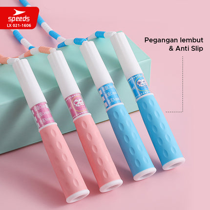 SPEEDS SKIPPING LOMPAT TALI JUMP ROPE BERKUALITAS TERMURAH TERLARIS BARANG 021-1606