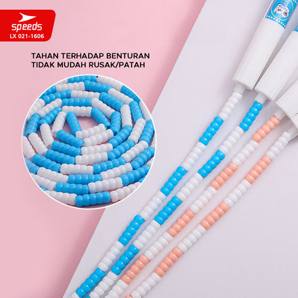 SPEEDS SKIPPING LOMPAT TALI JUMP ROPE BERKUALITAS TERMURAH TERLARIS BARANG 021-1606