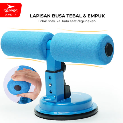 SPEEDS Alat Penahan Kaki Sit Up Stand Holder Dengan Tali Resistance Alat Olahraga Fitness Gym 022-1A