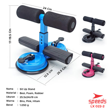 SPEEDS Sit Up Stand Alat Bantu Holder Penahan Pegangan Kaki Fitness Yoga Gym 022-2