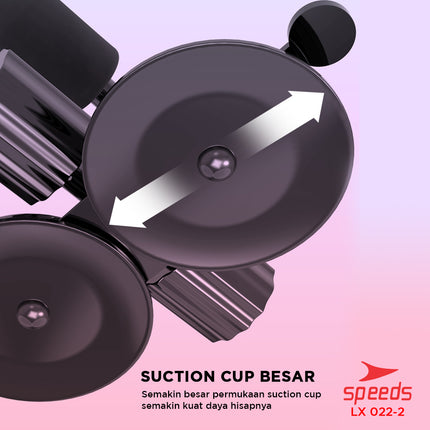 SPEEDS Sit Up Stand Alat Bantu Holder Penahan Pegangan Kaki Fitness Yoga Gym 022-2