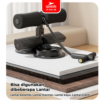 SPEEDS Sit Up Stand Alat Trimmer Bantu Holder Penahan Kaki Olahraga Pegangan Kaki Fitness Yoga Gym 022-2B