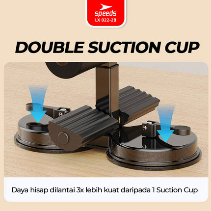 SPEEDS Sit Up Stand Alat Trimmer Bantu Holder Penahan Kaki Olahraga Pegangan Kaki Fitness Yoga Gym 022-2B