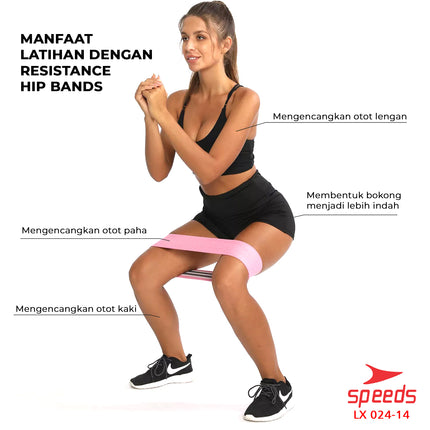 SPEEDS Tali Yoga Hip Bands Resistance Bands Tali Fitness Gym 024-14