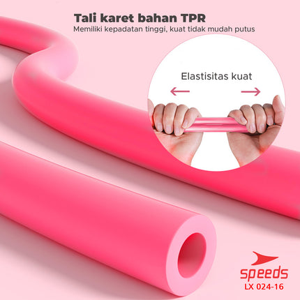 SPEEDS Tali Stretching Fitness Gym Yoga Stretch Rope Resistance Bands 8 Toning Tube Tali Olahraga 024-16