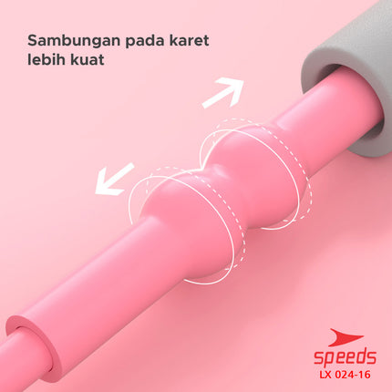 SPEEDS Tali Stretching Fitness Gym Yoga Stretch Rope Resistance Bands 8 Toning Tube Tali Olahraga 024-16