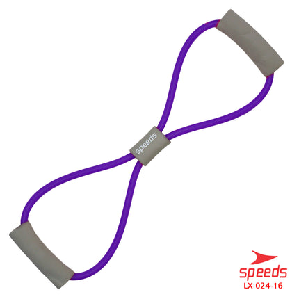 SPEEDS Tali Stretching Fitness Gym Yoga Stretch Rope Resistance Bands 8 Toning Tube Tali Olahraga 024-16