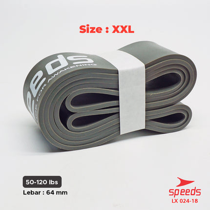 SPEEDS Tali Elastis Fitness Karet Loop Bands Resistance Bands Loobbands Ukuran Bervariasi 024-18
