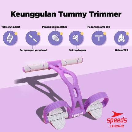 SPEEDS Tummy Trimmer TPR Alat Sit Up Body Trimmer Alat Olahraga Fitness Gym 024-2