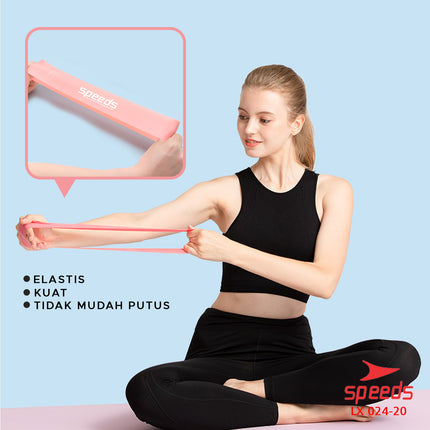 SPEEDS Tali Resistance Loop Bands 1 Set isi 5pcs Elastis Fitness Premium Tali Olahraga Fitness Gym 024-20