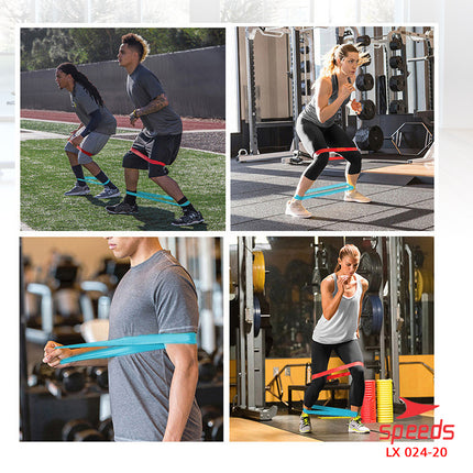 SPEEDS Tali Resistance Loop Bands 1 Set isi 5pcs Elastis Fitness Premium Tali Olahraga Fitness Gym 024-20