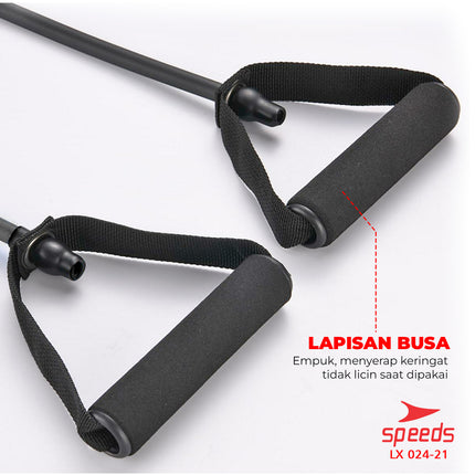 SPEEDS Resistance Band Yoga Tali Fitness Yoga Olahraga Senam Resistance Elastic Tube 024-21