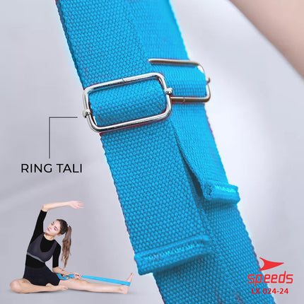 SPEEDS Yoga Strap Yoga Belt Tali Yoga Pintu Ring Yoga Stretching Strap Power Peregangan Olahraga 024-24