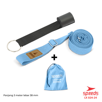 SPEEDS Yoga Strap Yoga Belt Tali Yoga Pintu Ring Yoga Stretching Strap Power Peregangan Olahraga 024-24