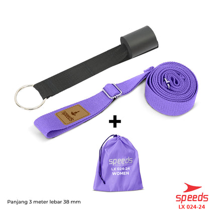 SPEEDS Yoga Strap Yoga Belt Tali Yoga Pintu Ring Yoga Stretching Strap Power Peregangan Olahraga 024-24