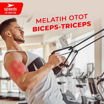SPEEDS Tali Resistance Elastis Tali Stretching Fitness Olahraga Gym Resistance Tube 024-33