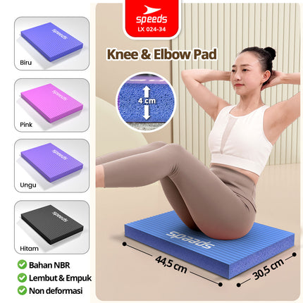 SPEEDS Balance Pad Knee Pad Bantalan Yoga Olahraga Matras Lutut Pilates Empuk Cushion 024-34