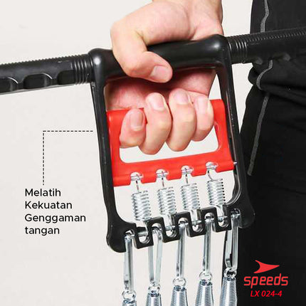 SPEEDS Spring Chest Pull Excerciser / Alat Fitness 3in1 Portable berkualitas 024-4